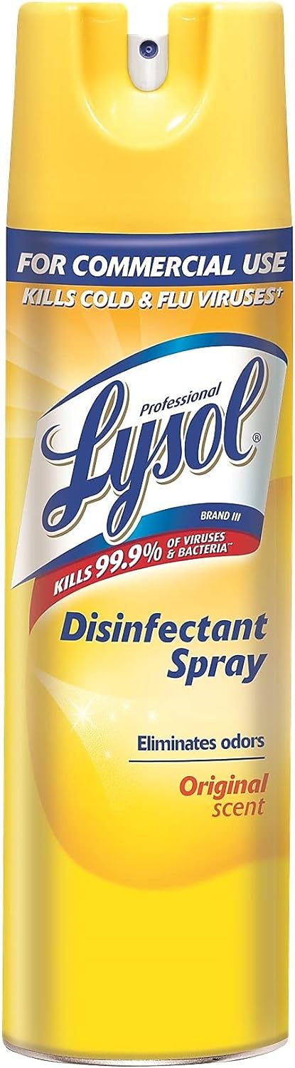 Professional Lysol 04650CT Lysol Disinfectant Spray, 19 oz, 12/CT, Original Scent