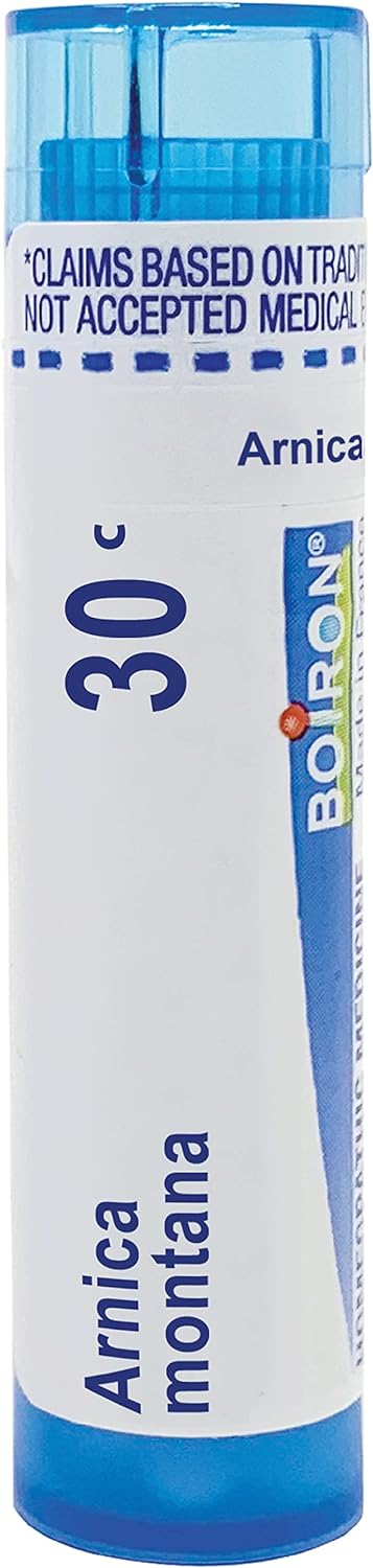 Boiron Arnica Montana 30C Pellets Pain Relief Medicine, White, 80 Count