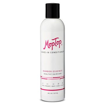 Moptop Leave-In Conditioner For Fine, Thick, Wavy, Curly & Kinky-Coily Natural Hair, Anti Frizz Curl Moisturizer & Lightweight Curl Enhancer W/Aloe, Great For Dry Hair- 8Oz