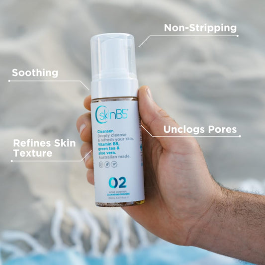 Acne Control Cleansing Mousse 5.07Oz - Gentle Acne Face Wash And Cleanser For Clear Skin