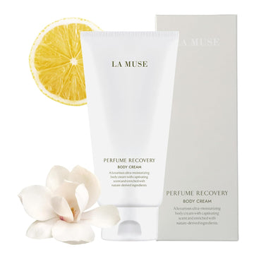 La Muse Perfume Body Lotion For Women(Floral Musk) | Body Cream For Women, Dry Skin With Shea Butter, Peptide | Softens & Comforts Sensitive Skin With Silky Smooth Finish, Non-Sticky | 10.14 Fl Oz
