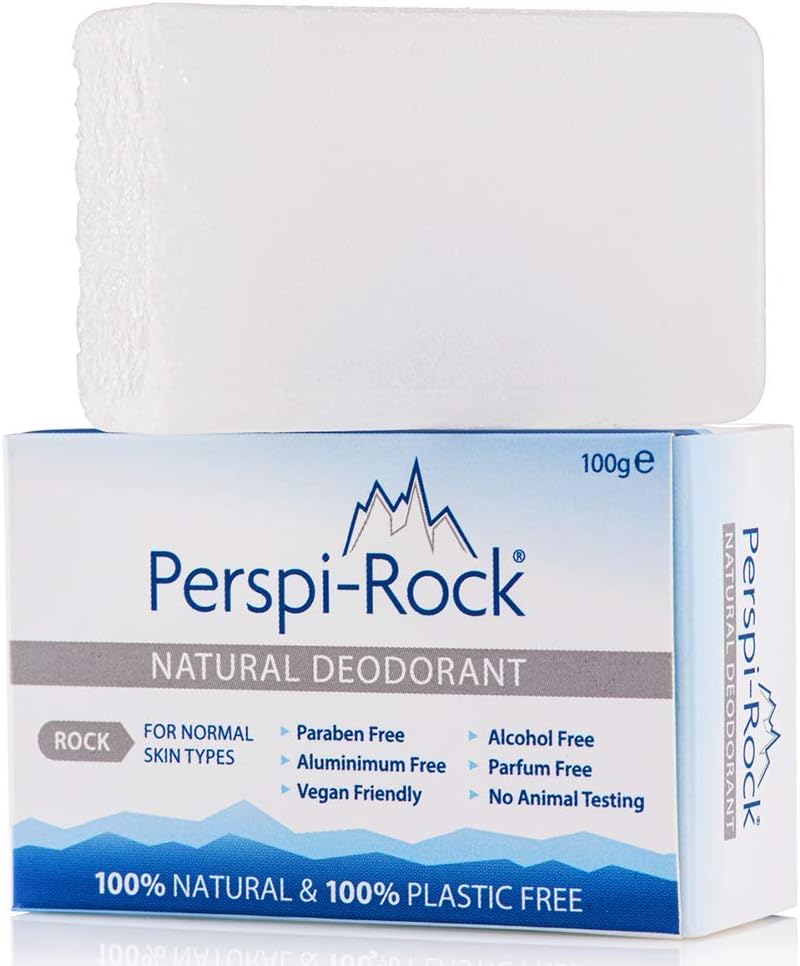 Perspi-Rock® Natural Deodorant Rock 100% Plastic-Free 100g : Amazon.co.uk: Beauty