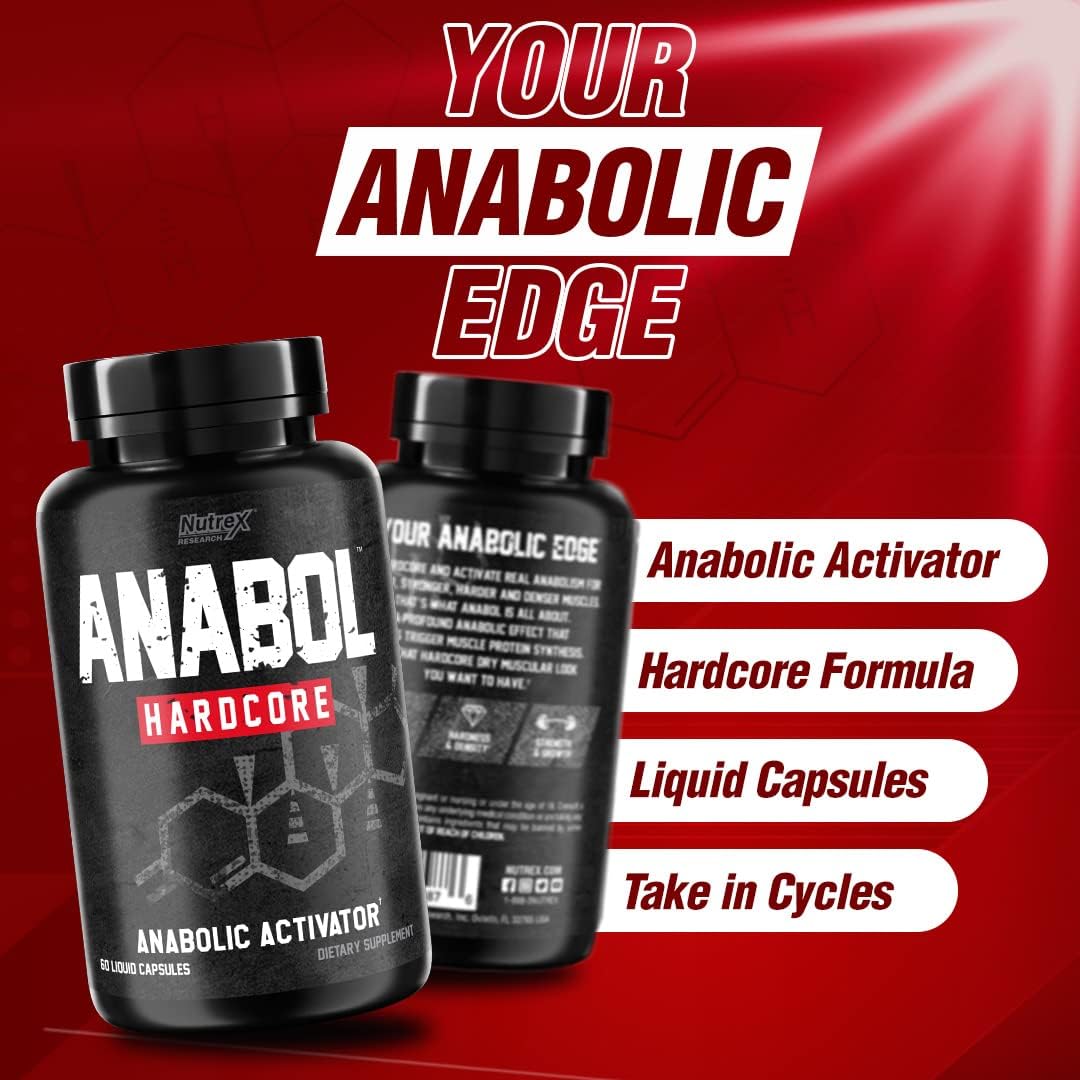 Nutrex Research Anabol Hardcore Anabolic Activator, Muscle Builder and