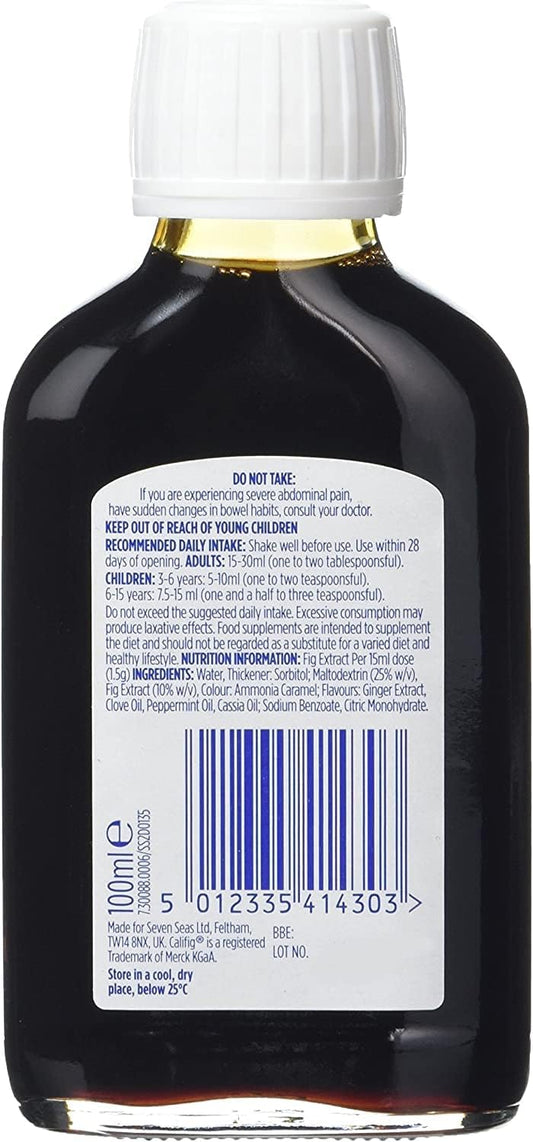 Three Packs Of Califig Syrup Of Figs 100Ml By Califig