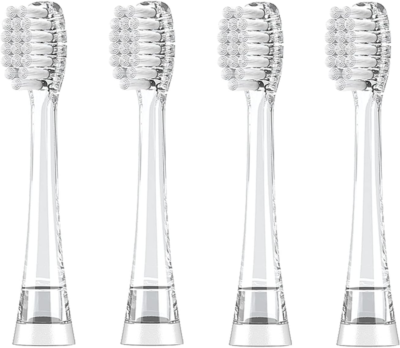 Dada-Tech Baby/Kids Electric Toothbrush Replacement Heads (Medium)- Pack of 4