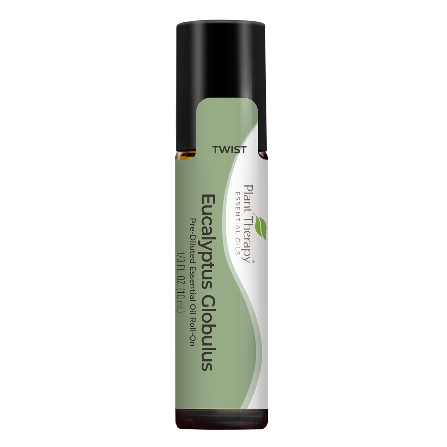 Plant Therapy Eucalyptus Pre-Diluted Roll-On 10Ml (1/3 Oz) For Skin And Clear Breathing, 100% Pure, Therapeutic Grade