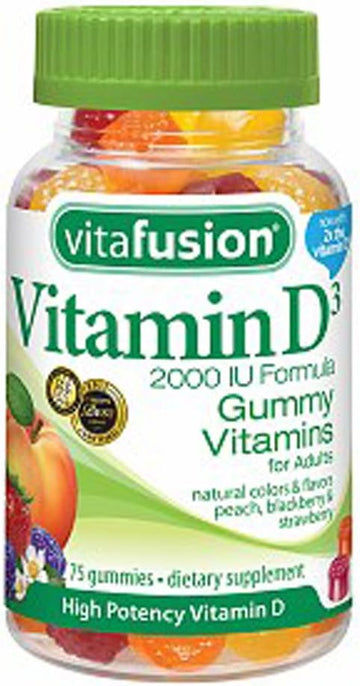 Vitafusion Vitamin D 2000 IU Adult Gummies, 275 Count