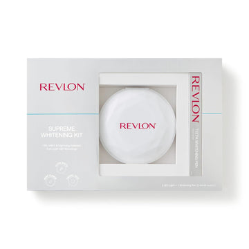 New Revlon Supreme Whitening Accelerator Kit | 1 Led Light & 1 Whitening Pen | Mobile-Friendly Led Light Compatible With Apple And Android | Quick Whitening In 16 Minutes | Usb And Usb-C Compatible