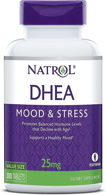 Dhea 25Mg By Natrol - 300 Tab, 2 Pack