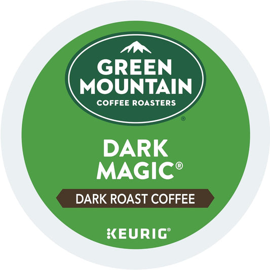 Green Mountain Coffee Roasters Dark Magic, Single-Serve Keurig K-Cup Pods, Dark Roast Coffee, 24 Count