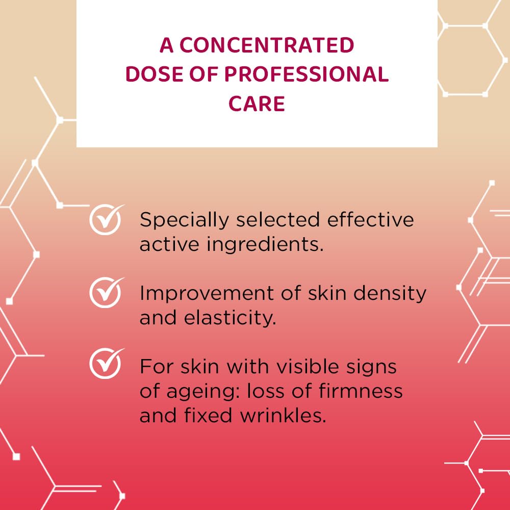 Eveline Cosmetics Face Therapy Eveline Cosmetics Rejuvenating Serum Shot With 24K Gold, Collagen, And Elastin : Beauty & Personal Care