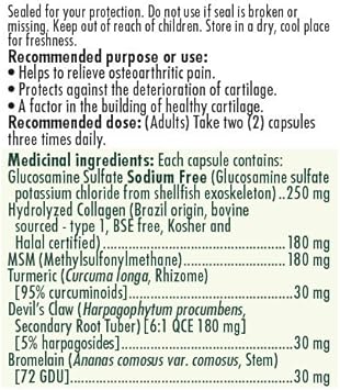 Nutri Flex Complete Joint Care Formula (180 Capsules) Nutri-Flex Nutriflex Brand: Naka