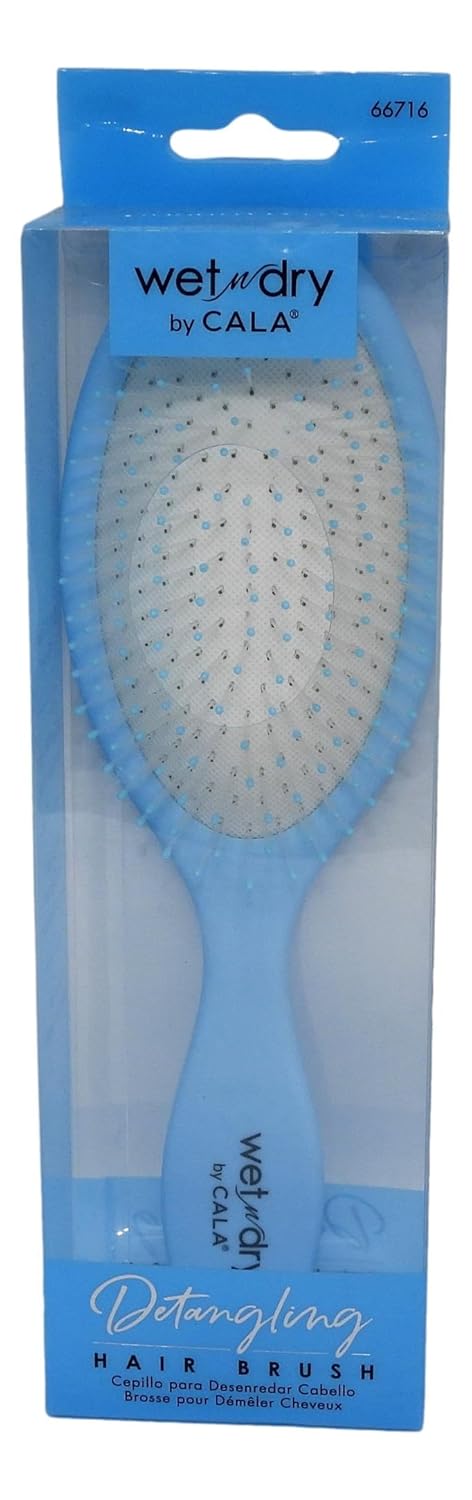 Cala Wet-N-Dry Blue Hair Brush