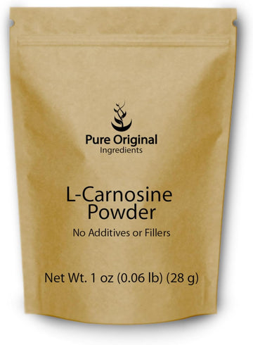 Pure Original Ingredients L-Carnosine (1 Oz) Amino Acid Supplement, No Additives Or Fillers
