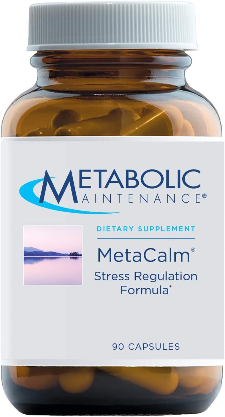 Metabolic Maintenance Brain Cell + Metacalm - Citicoline, DMAE, Phosphatidylserine + Ginkgo to Support Memory + Focus (60 Caps), Neurotransmitter Support with GABA, 5-HTP, L-Theanine (120 Caps) : Health & Household
