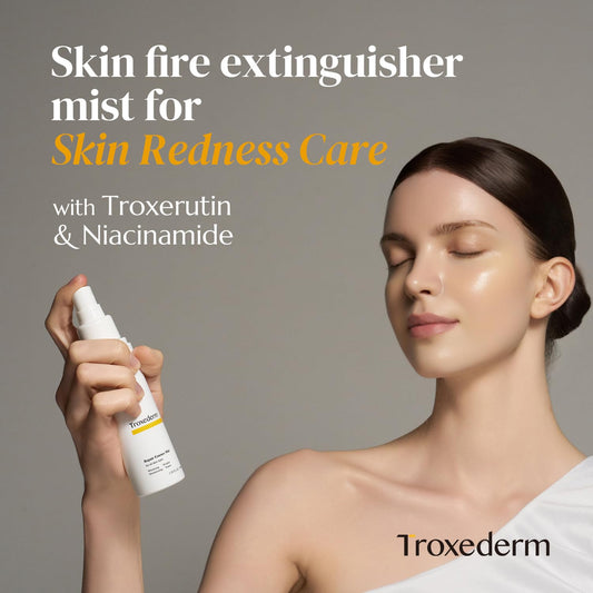 Repair Essence Face Toner Mist – Skin Redness Reducing Cooling Toner For All Skin Types With Troxerutin | Mist Toner For Luminous Complexion With Niacinamide & Adenosine | 1.01 Fl.Oz