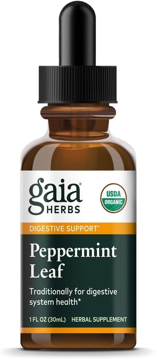 Gaia Herbs Peppermint Leaf, 1- Bottle (Pack of 2)