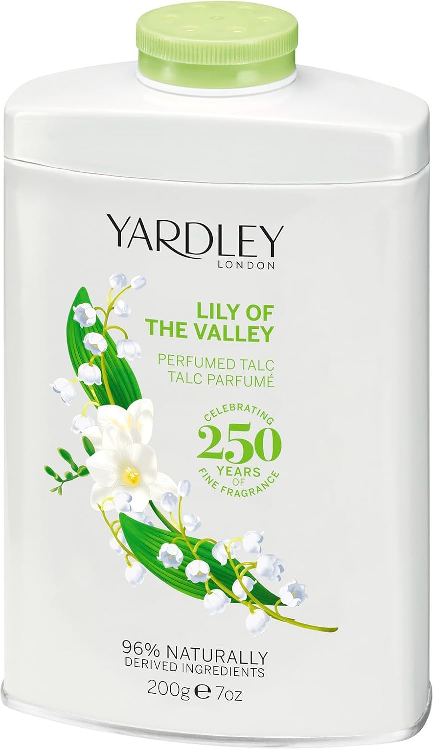 Yardley Lily of the Valley Talc - 200 g : Amazon.co.uk: Beauty
