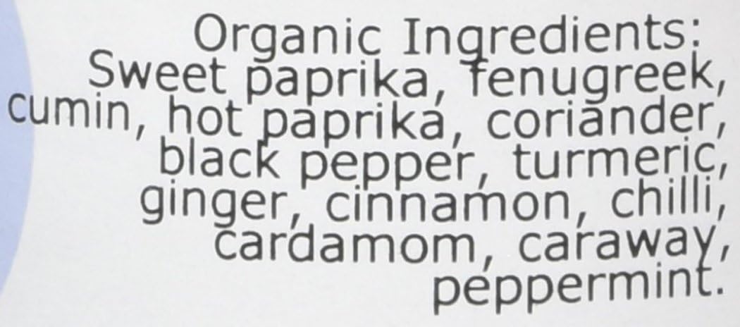 Steenbergs Organic Tandoori Masala Curry Mix Standard 50G