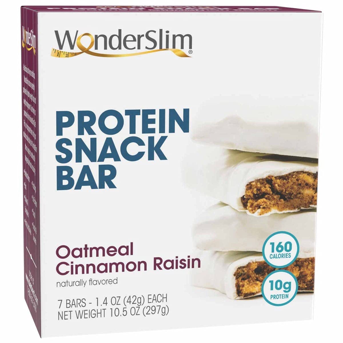 Wonderslim Protein Snack Bar, Oatmeal Cinnamon Raisin, (7Ct)