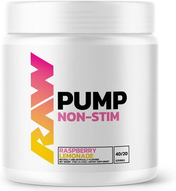 Pump  Non-Stim Pre-Workout  Raspberry Lemonade (16.57 Oz./40 Servings)