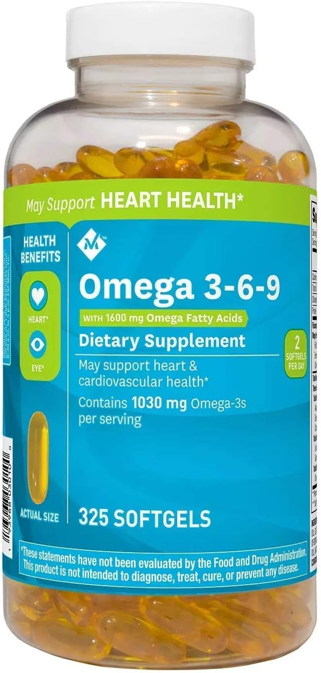 Members Mark Omega 3-6-9 Dietary Supplement (325 Count)