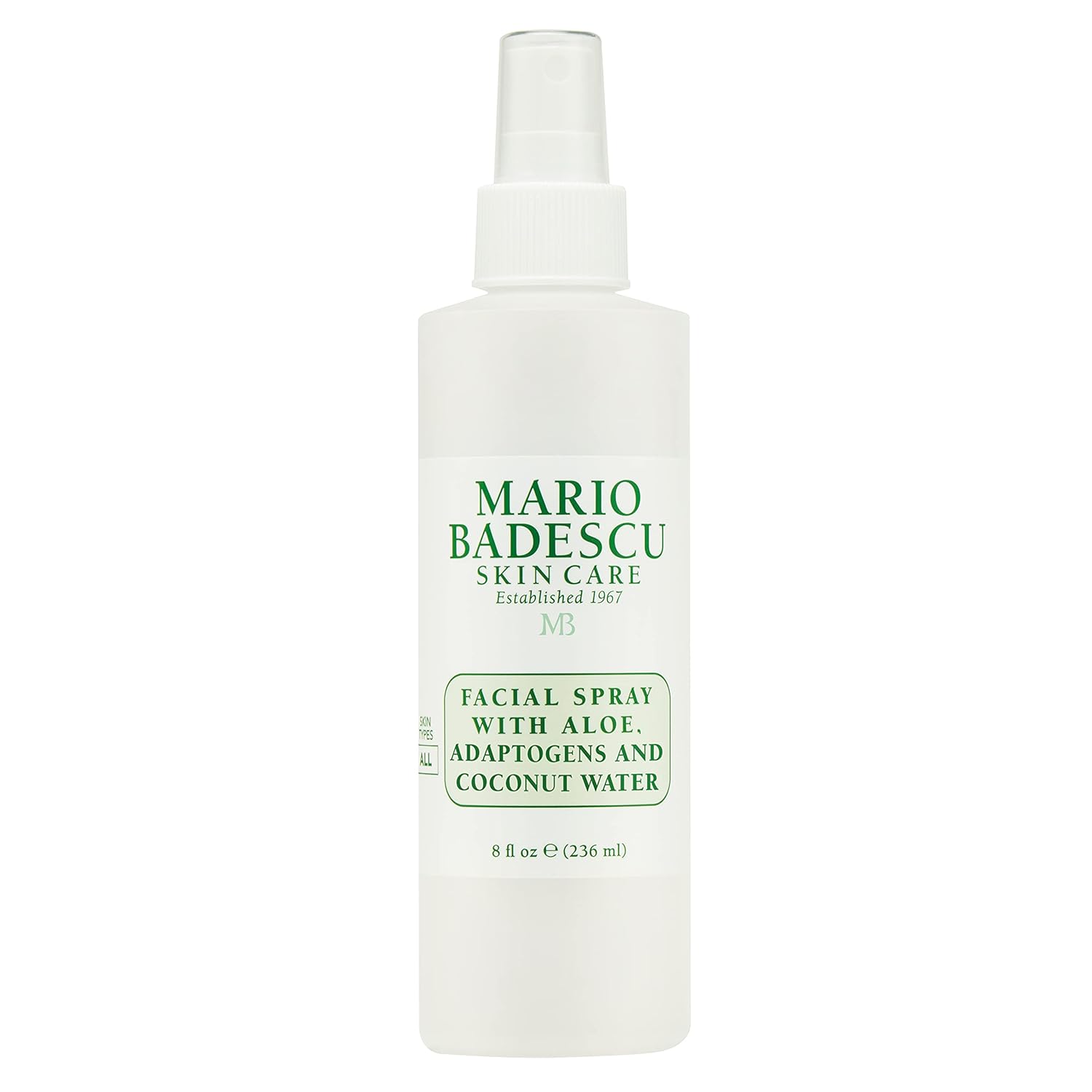Mario Badescu Setting Facial Spray Mist With Aloe & Coconut Water, Refreshing And Hydrating Makeup Spray, Alcohol, Fragrance, Dye & Sulfate Free