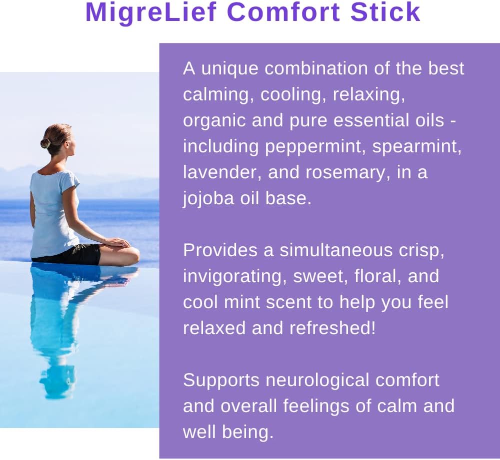 MigreLief Nutritional Support & Comfort Kit for Migraine Sufferers - M