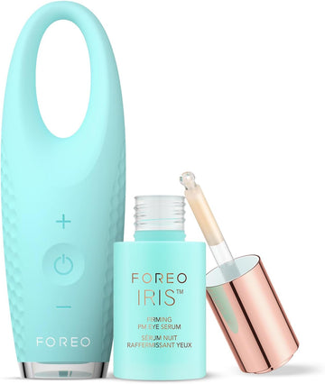 Foreo Eye Candy Iris 2 Bundle - Lymphatic Drainage Eye Massager + Foreo Iris Firming Pm Serum, 15 Ml - Dark Circle & Puffiness Reducer - Anti-Wrinkle Treatment