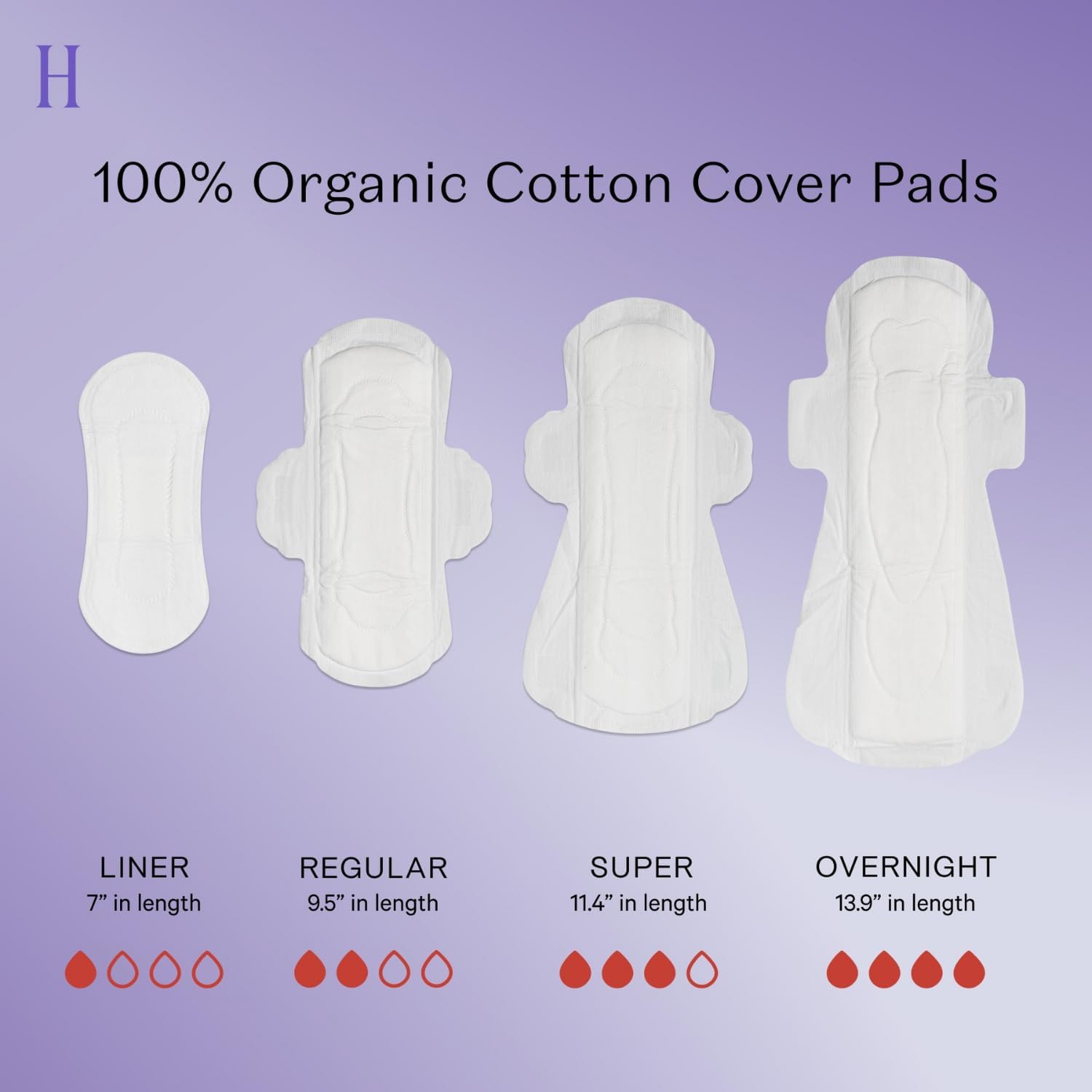 The Honey Pot Company - Non-Herbal Everyday Panty Liners - Organic Pads for Women - Cotton Cover, and Ultra-Absorbent Pulp Core - Feminine Care - 30 ct : Health & Household