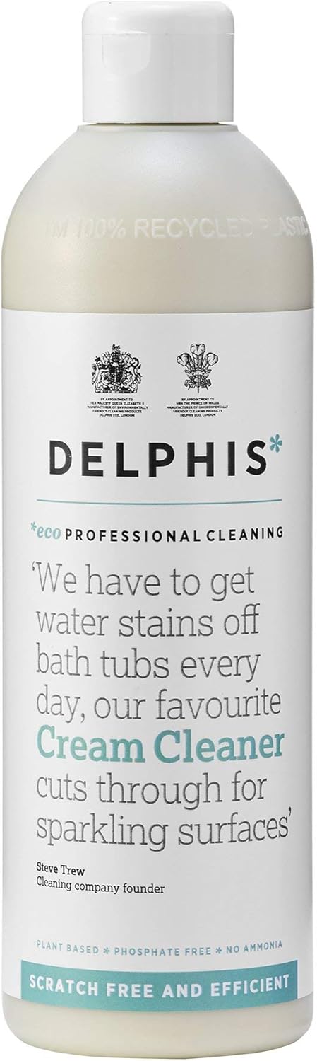 Delphis Eco Multi Use Non Scratch Cream Cleaner 500ml | Eco Friendly | Kitchen & Bathroom Cream Cleaner : Amazon.co.uk: Grocery
