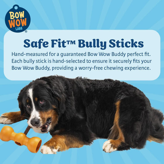 Bow Wow Labs 12" Safe Fit 100% Beef Bully Sticks - 10 Pack (Thin)