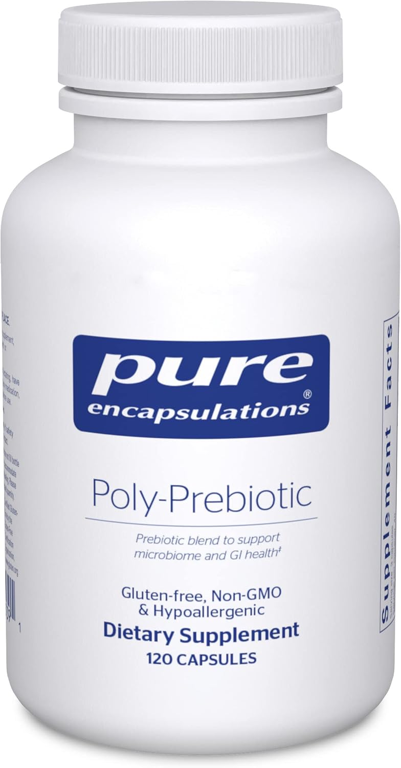Pure Encapsulations Poly-Prebiotic | Prebiotic Blend To Support The Microbiome And Gi Health | 120 Capsules