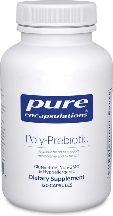 Pure Encapsulations Poly-Prebiotic | Prebiotic Blend To Support The Microbiome And Gi Health | 120 Capsules