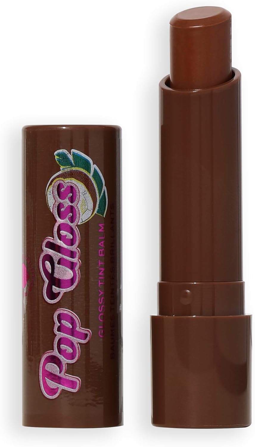 I Heart Revolution Pop Gloss Balm, Hydrating Lip Balm With Glossy Finish & Hint Of Colour, Vegan & Cruelty-Free, Coconut Brown : Amazon.co.uk: Beauty