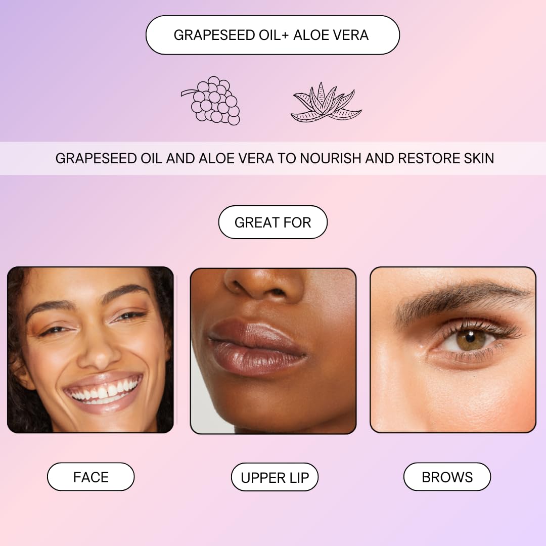 No Mo-Stache Great Face Bundle - Hypoallergenic Waxing Strips For Facial Hair And Eyebrows - 48 Waxing Strips For Lip And Brows Hair Removal + Post Wax Aloe Cream + Handheld Heartshaped Mirror : Beauty & Personal Care