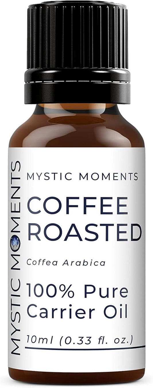 Mystic Moments | Coffee Roasted Carrier Oil 10Ml - Pure & Natural Oil Perfect For Hair, Face, Nails, Aromatherapy, Massage And Oil Dilution Vegan Gmo Free