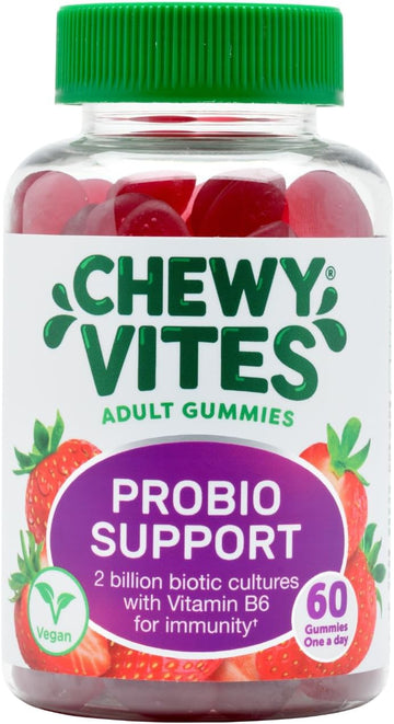 Chewy Vites Adult Super Immune, 60 Multivitamin Gummies, Extra-Strength Vitamin D 2000 Iu, 200Mg Vitamin C, 8Mg Zinc, Elderberry, 2 Months Supply, Real Fruit Juice, Vegan, Elderberry Flavour
