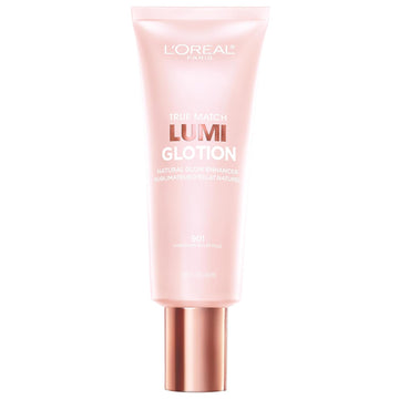 L'Oreal Paris Makeup True Match Lumi Glotion, Natural Glow Enhancer, Illuminator Highlighter, Bronzing Drops For A Sun-Kissed Glow, 901 Fair