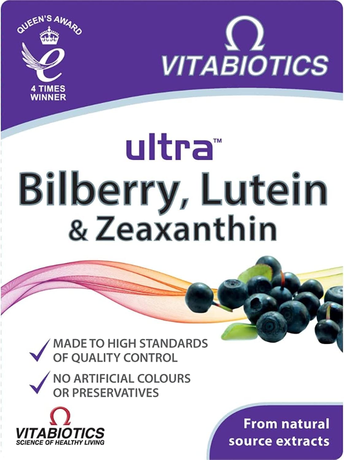 Vitabiotics - Ultra Bierry, Lutein & Zeaxanthin - 30 Tablets