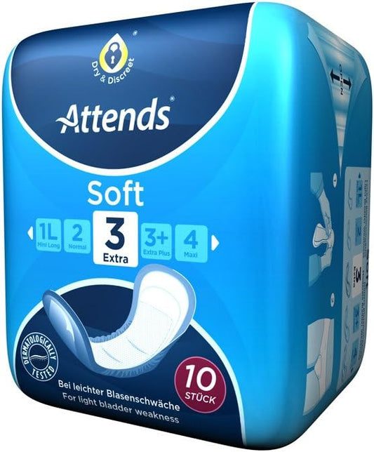 Attends Soft 3 Extra Pantiliners - Pack Of 80