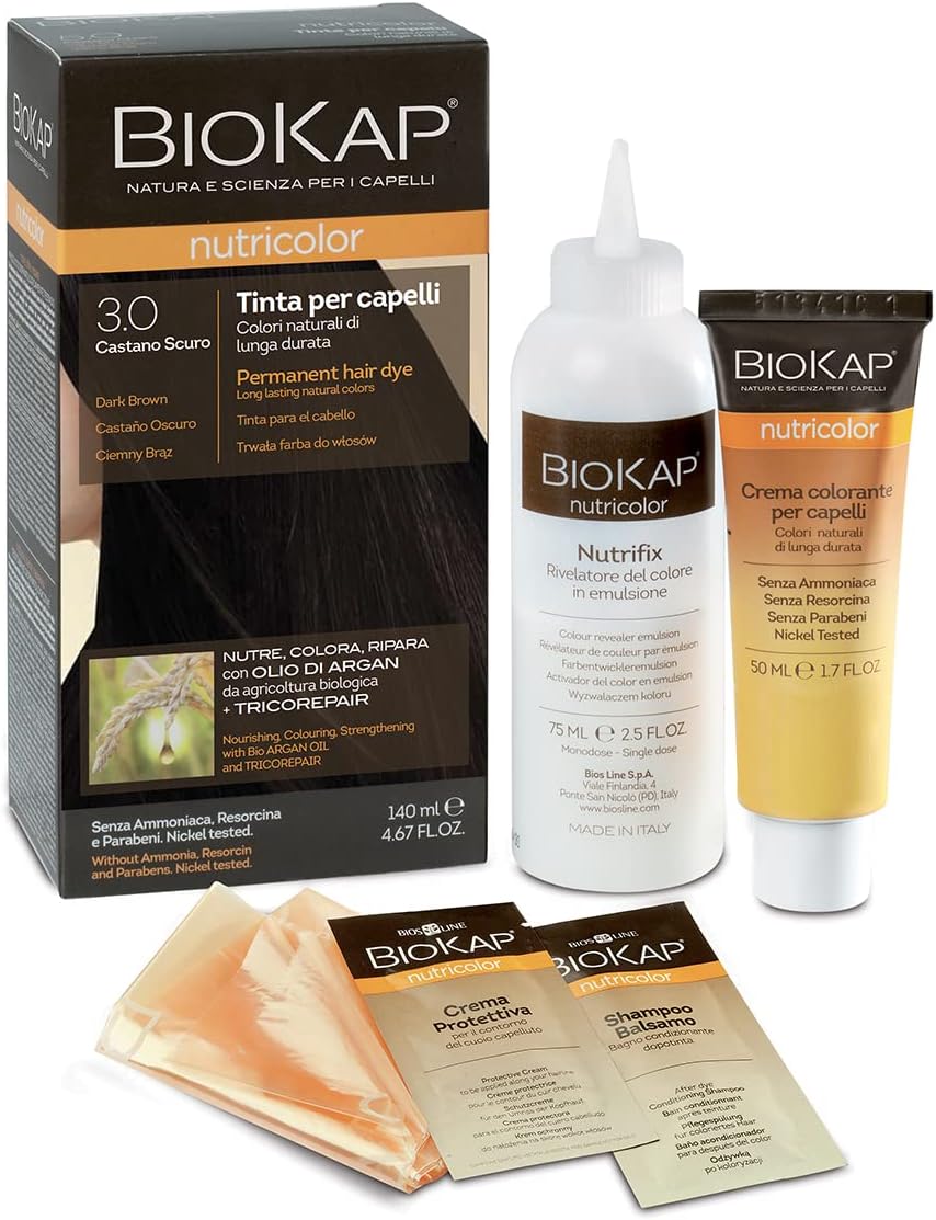 Biokap Nutric 3,0 Dark Brown Dye 140 Ml