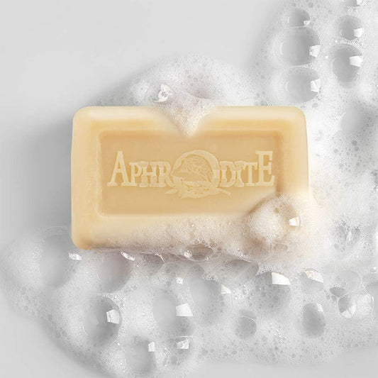 Aphrodite Set Of 4 Olive Oil And Donkey Milk Soap Bars. Natural Soap With Donkey Milk And Unique Scents For Well-Groomed Skin - Olive Oil Soap Bar With Donkey Milk - Hand Soap - (4X85Gr)
