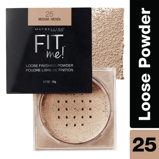 Maybelline Fit Me Loose Setting Powder, Face Powder Makeup & Finishing Powder, Medium, 1 Count