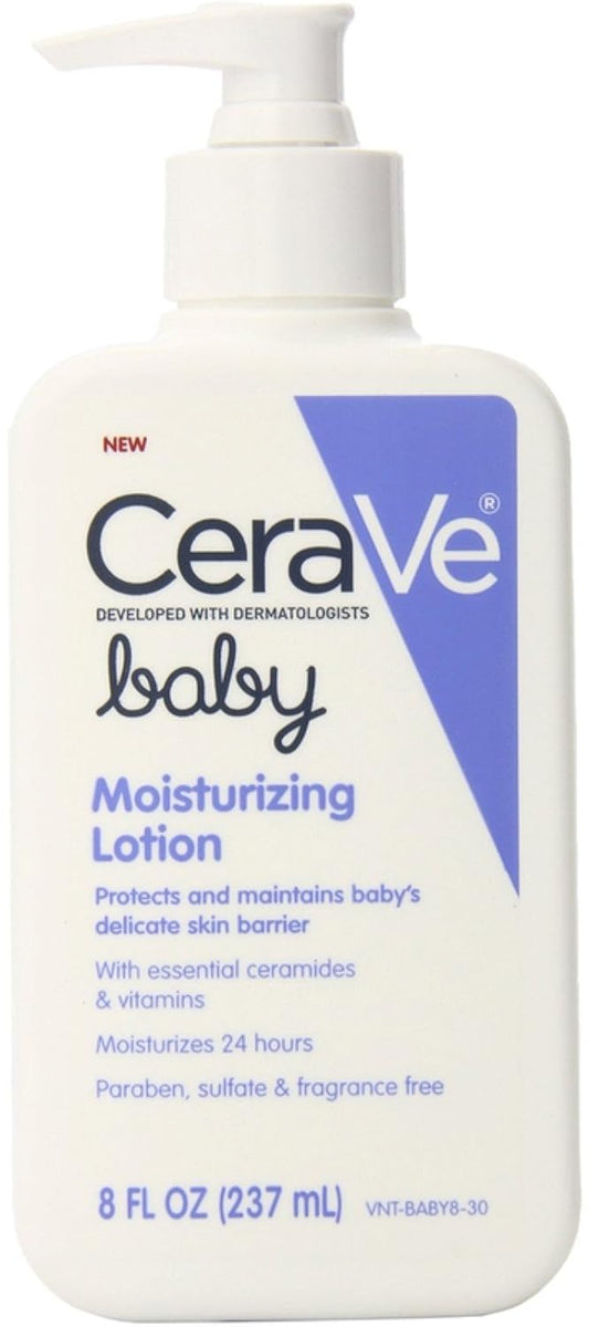 CeraVe Baby Moisturizing Lotion, 8 oz (Pack of 5) : Baby