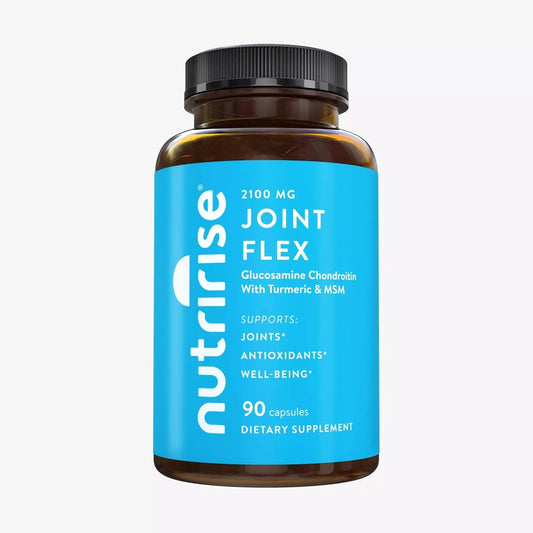 Nutririse Glucosamine Chondroitin Quercetin & Msm With Turmeric Curcumin 2100Mg Triple Strength Joint Support Supplement For Women & Men With Boswellia & Bromelain, Gluten Free, Non Gmo, 90 Count : Health & Household