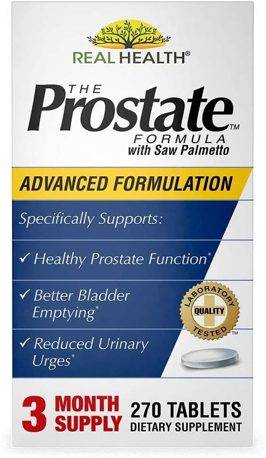 Real Health Prostate Formula With Saw Palmetto 270-Tablets By Emerson Healthcare