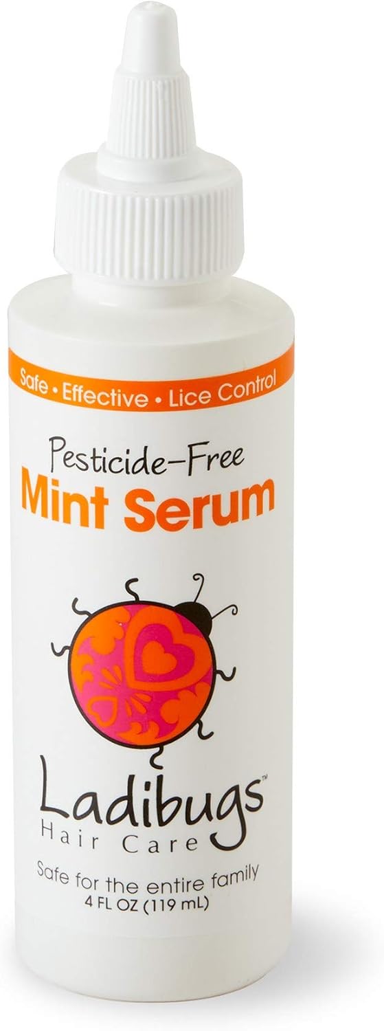 Ladibugs Elimination Mint Serum | Natural Ingredients | Highly Effective Head Lice & Nit Fix| Safe Removal For Kids, Family