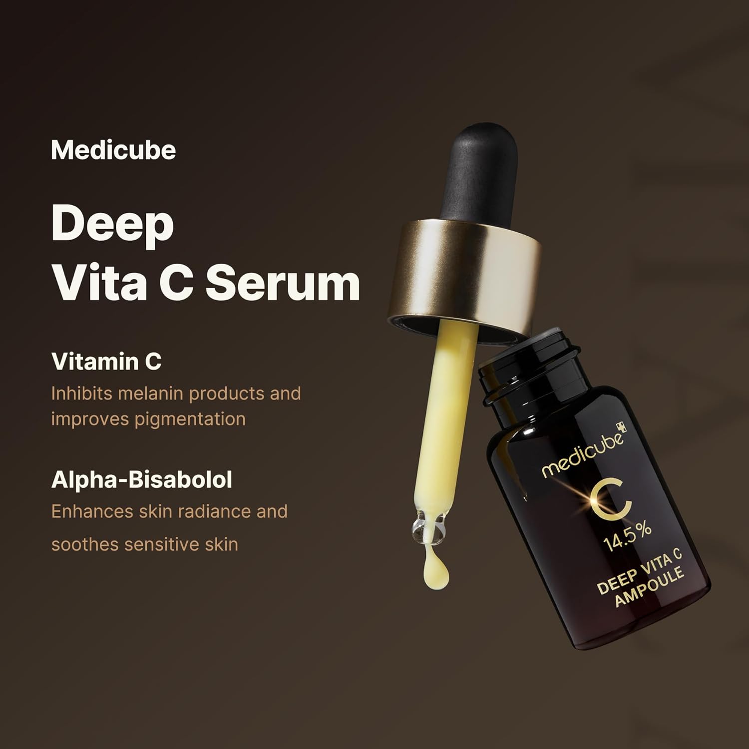 Medicube Deep Vita C Serum 2.0 | 14.5% Pure Vitamin C Reduce The Appearance Of Hyperpigmentation, Dark Spots, And Blemishes | 16 Self-Tests Complete | Korean Skincare (10G * 3 Bottles) : Beauty & Personal Care