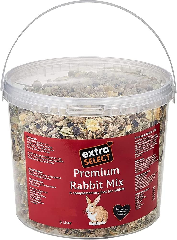 Extra Select Premium Rabbit Mix Bucket, 5 L07Prm5L
